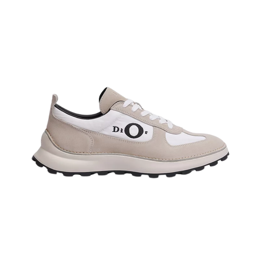 Squash Sneaker Gray Suede Calfskin White Technical Fabric