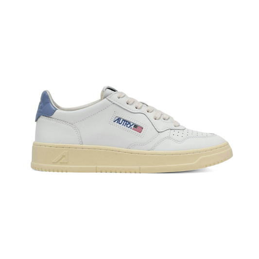 Autry Medalist Leather Low White Tempest