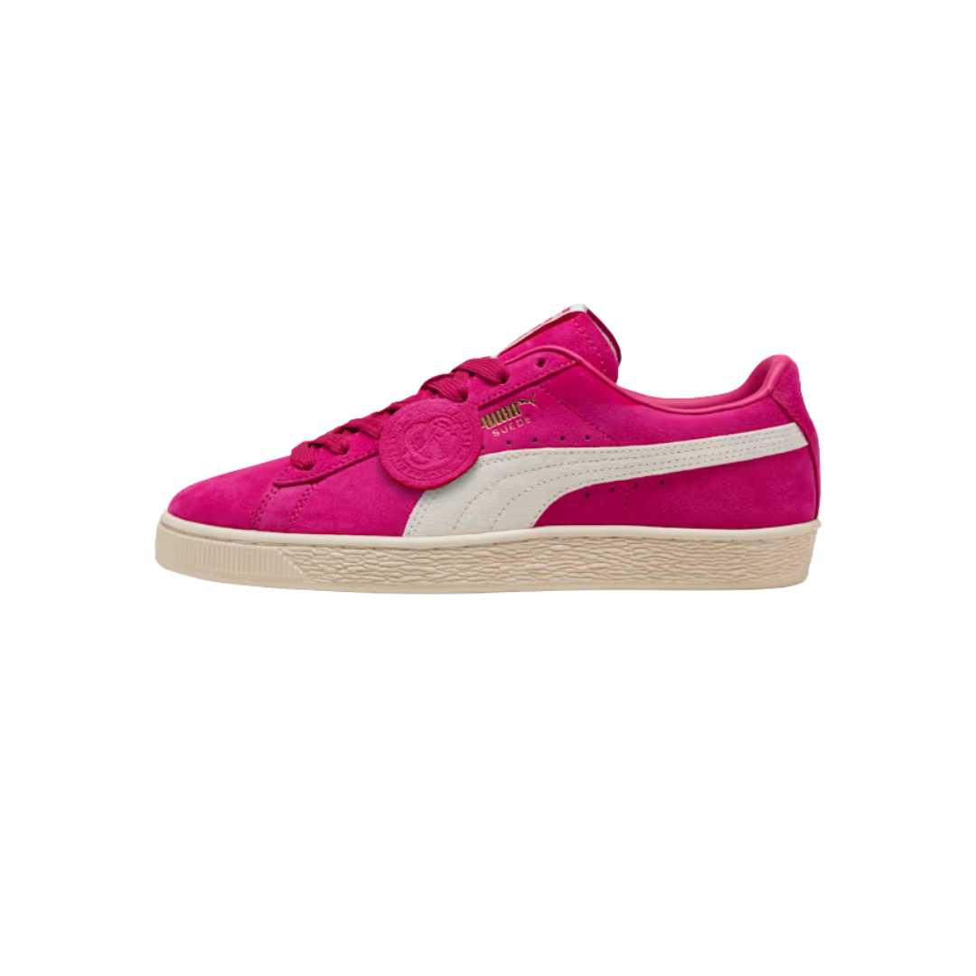 Puma Charles F. Stead Suede Pink Alert-PUMA White