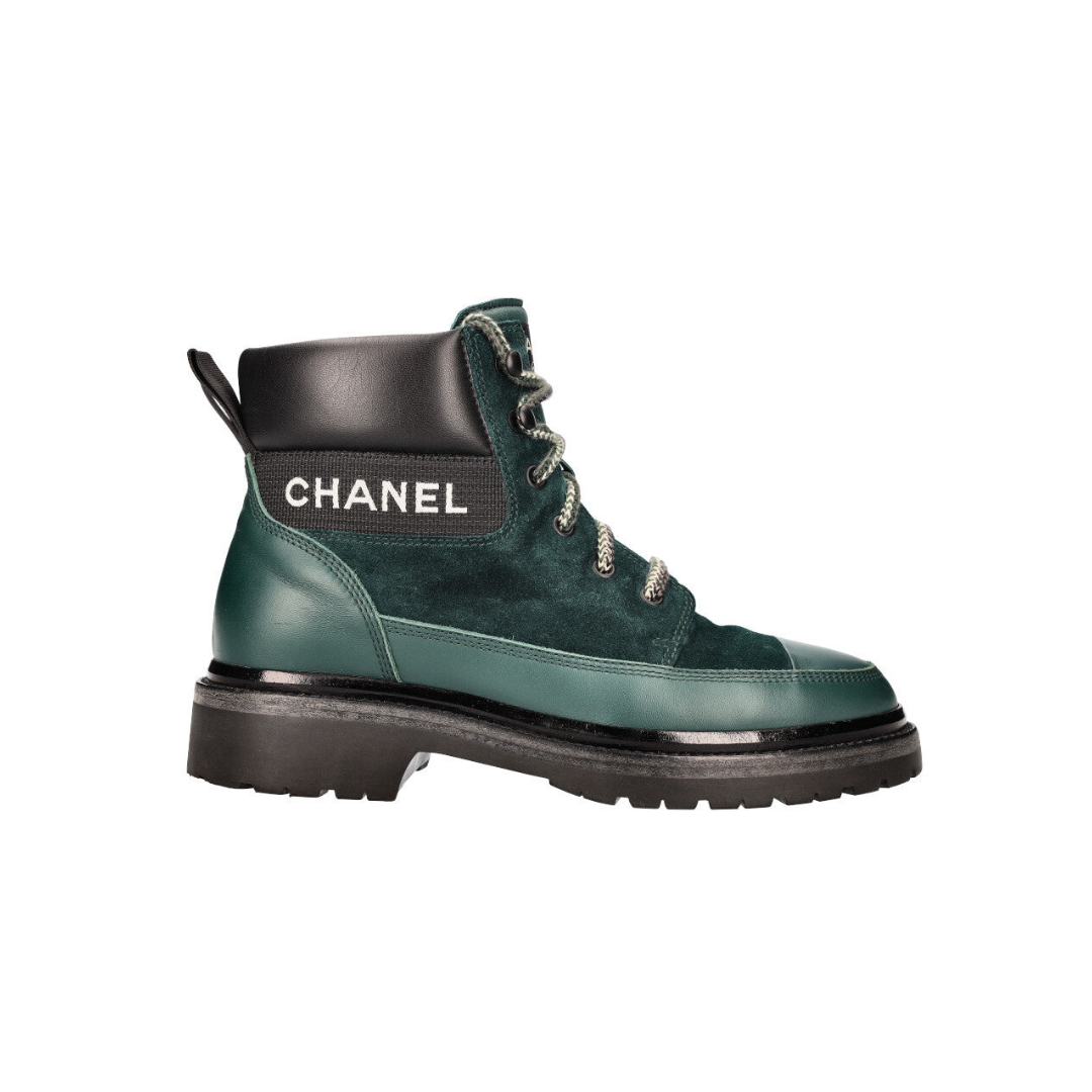 Hiking Boots Suede Petrol
