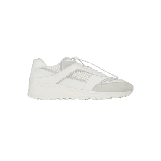 Ysl Bump Sneakers Smooth Leather Suede Optic White