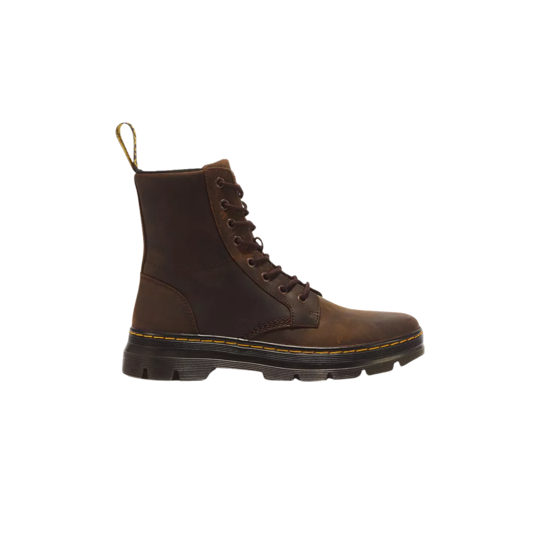 DR. MARTENS Combs Crazy Horse Leather Casual Boots