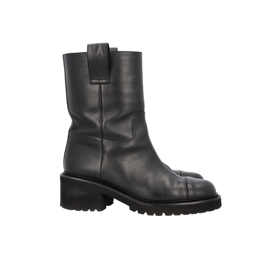 Black Boots Leather
