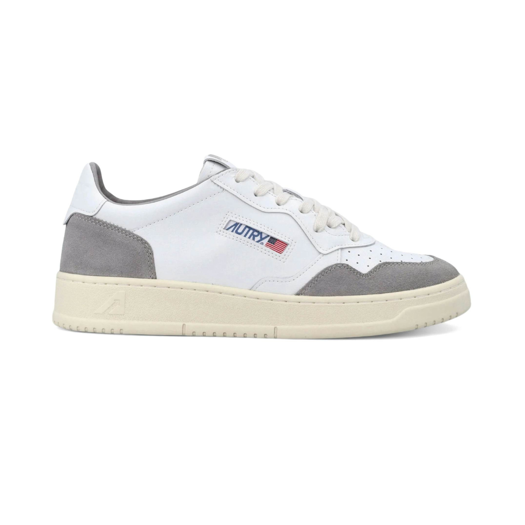 Autry Medalist Leather Low White Vapor