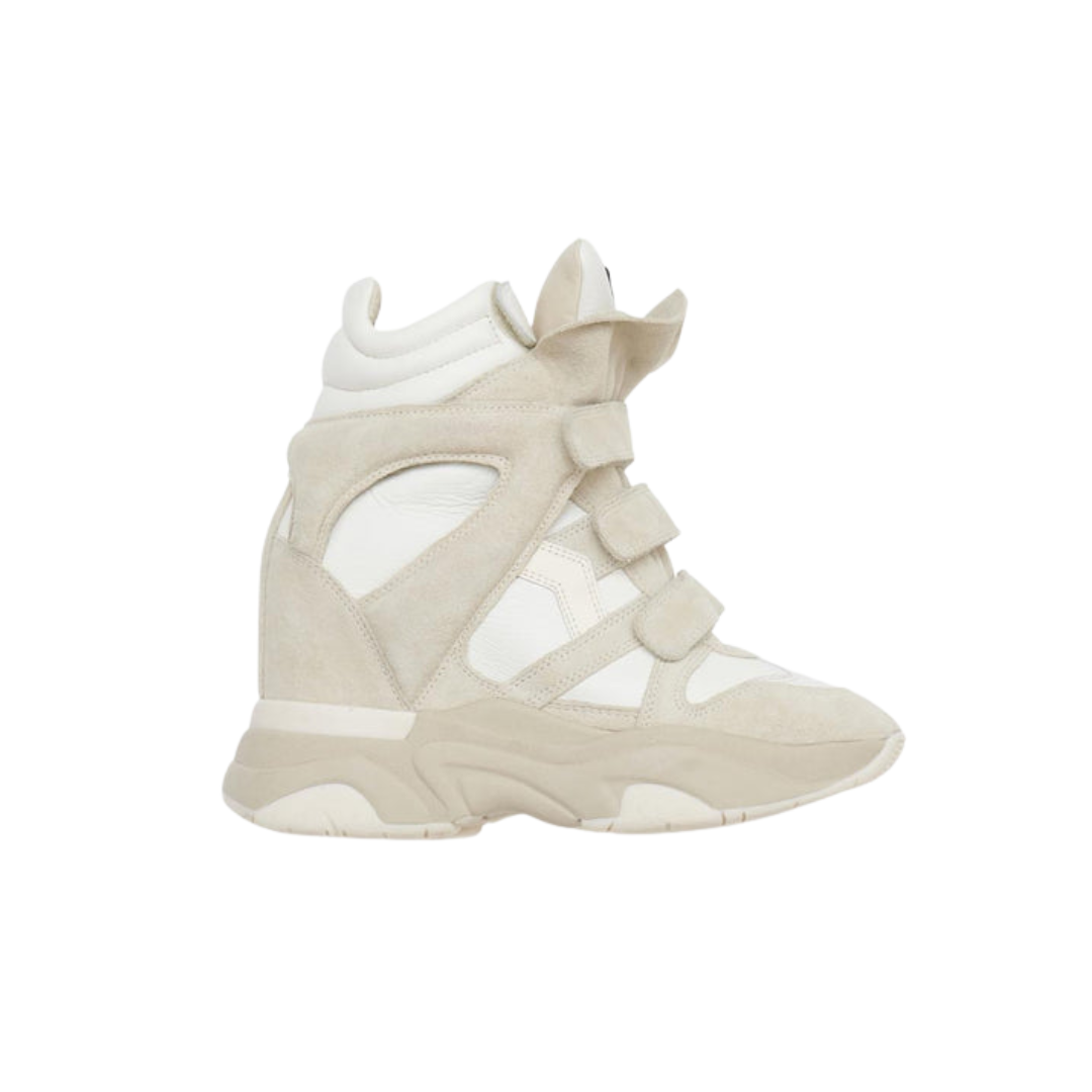 Isabel Marant Balskee Sneakers High-Top Leather White