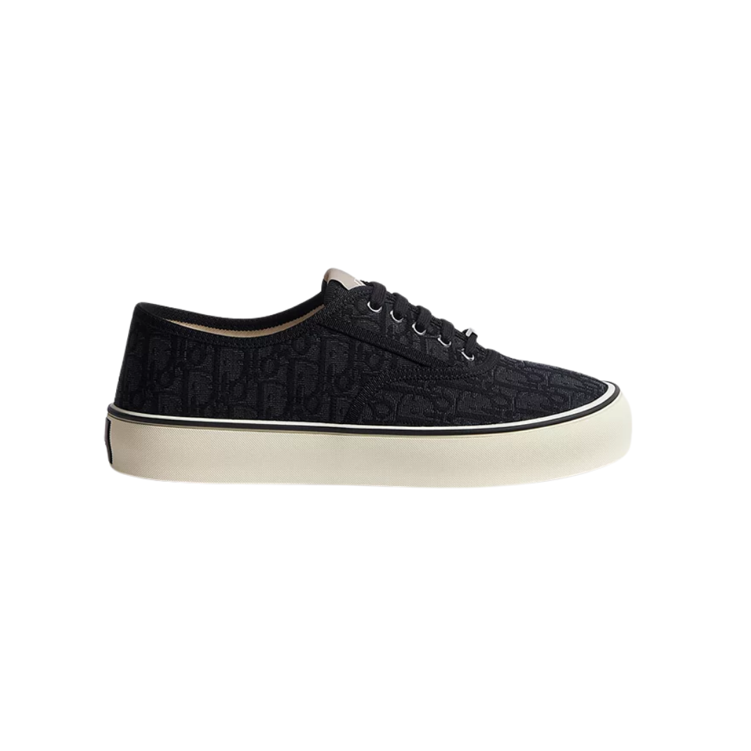 Saltwind Sneaker Black Oblique Jacquard