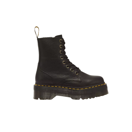 DR. MARTENS Jadon III Pisa Leather Platform Boots Black