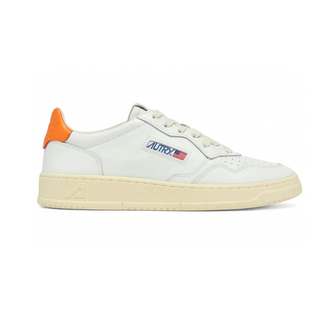 Autry Medalist LL White Parsimmon Orange