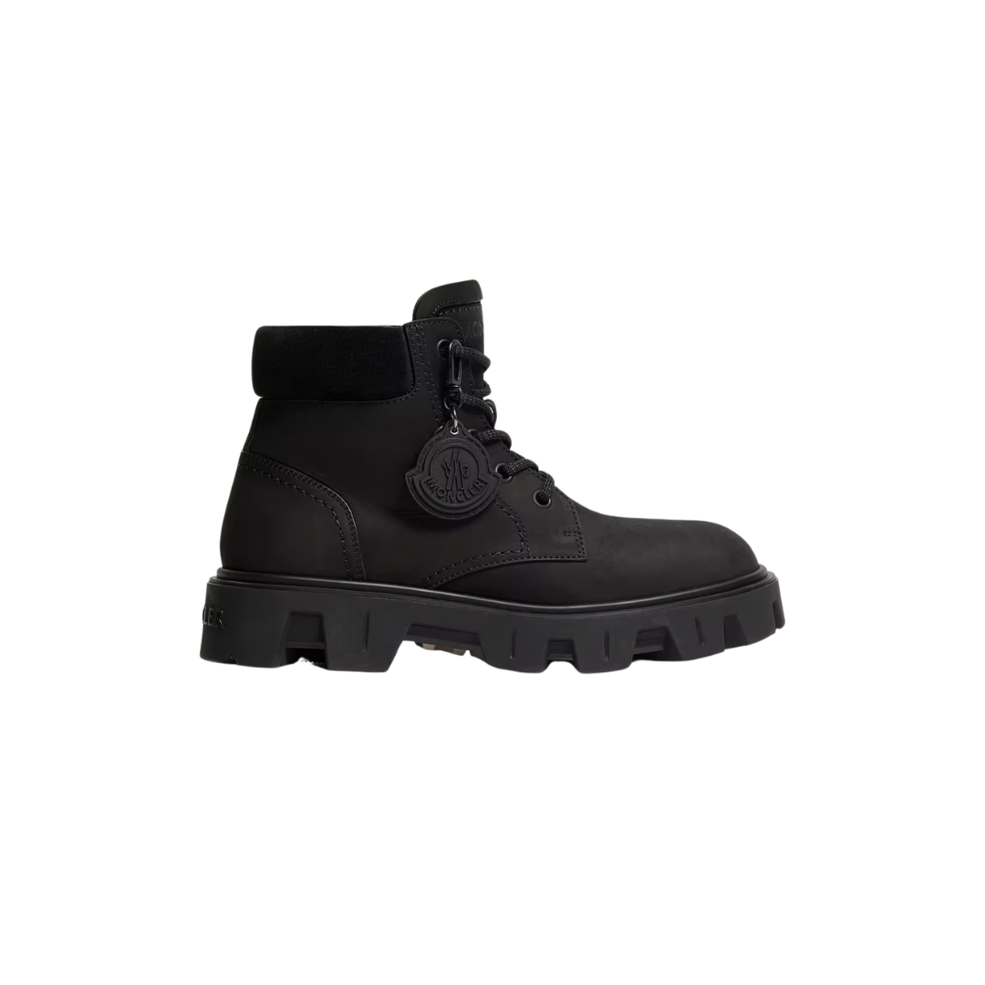 Peak City Nubuck & Suede Ankle Boots Men’s Black