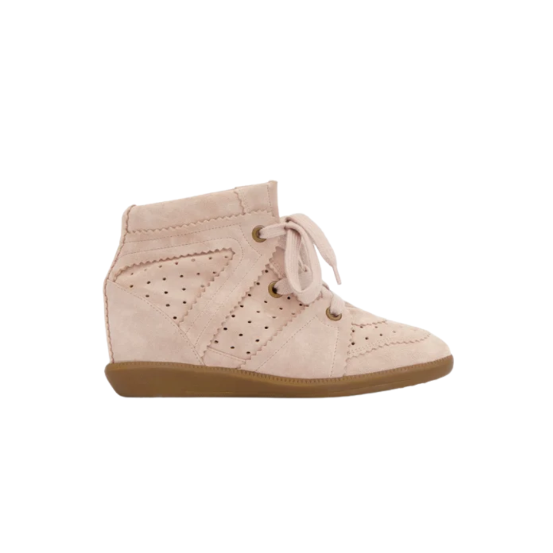 Isabel Marant Bobby Sneakers Perforated Suede Leather