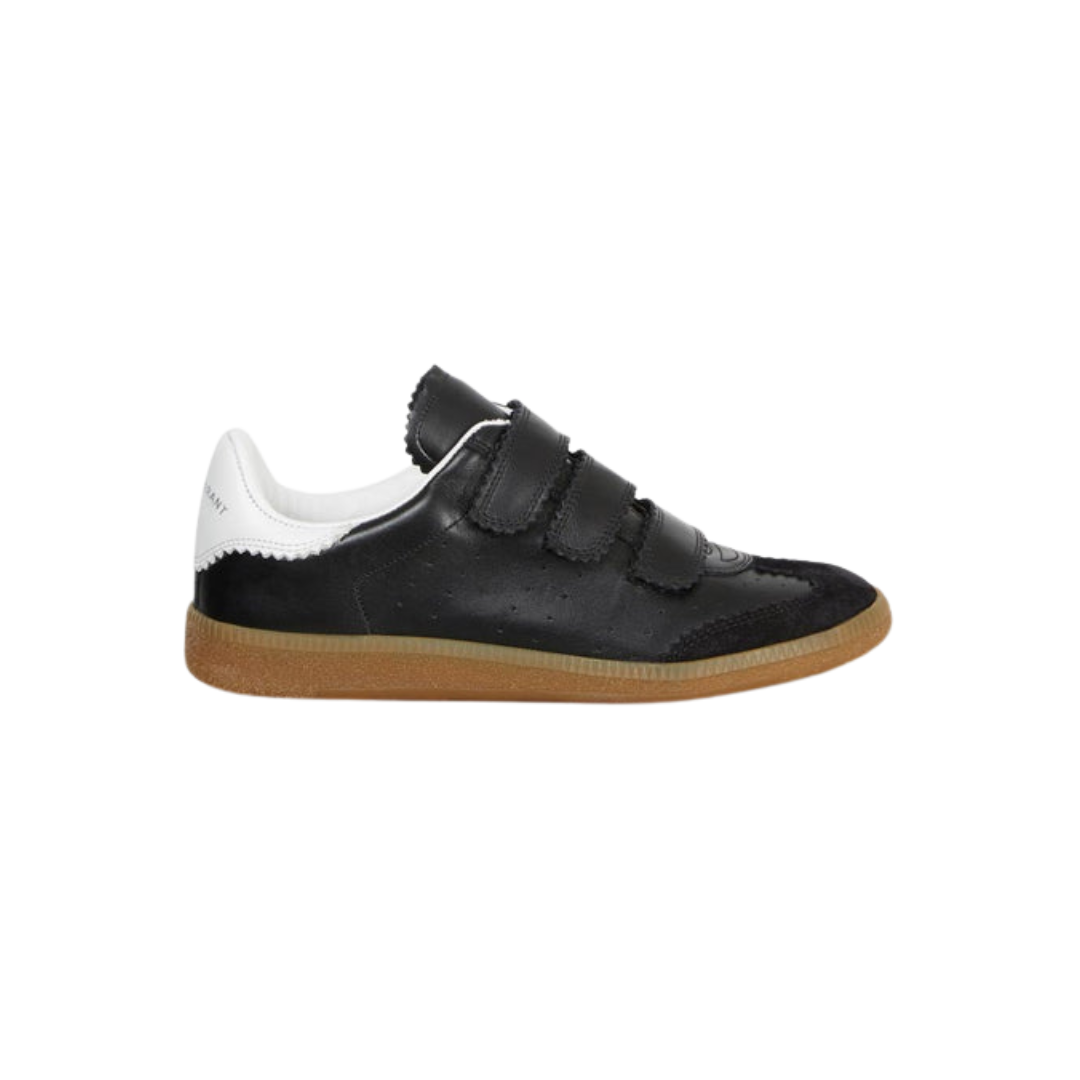 Isabel Marant Beth Sneakers Smooth Leather Low-Top Black