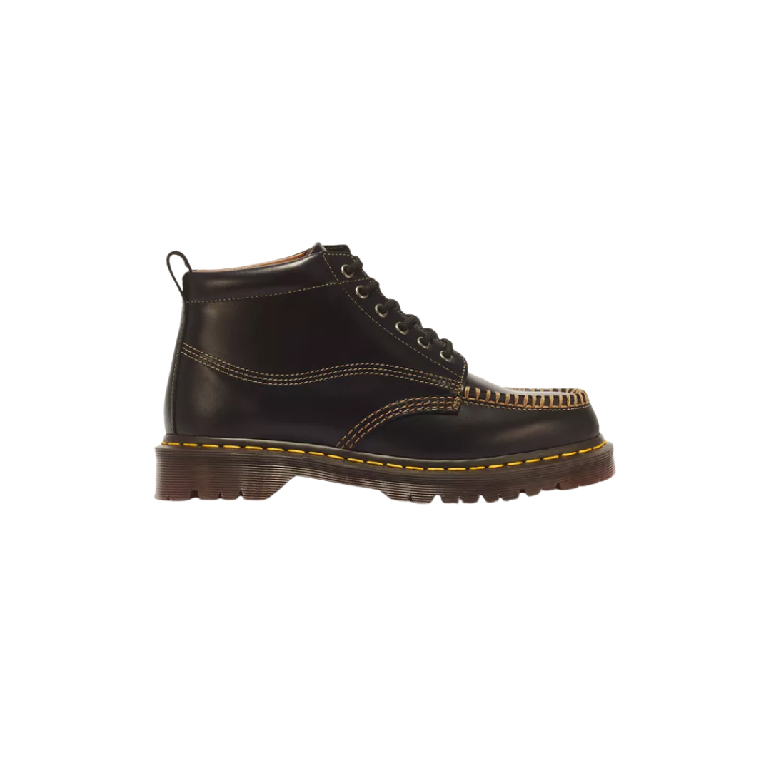 DR. MARTENS Lowell Chukka Moc Toe Leather Ankle Boots Black