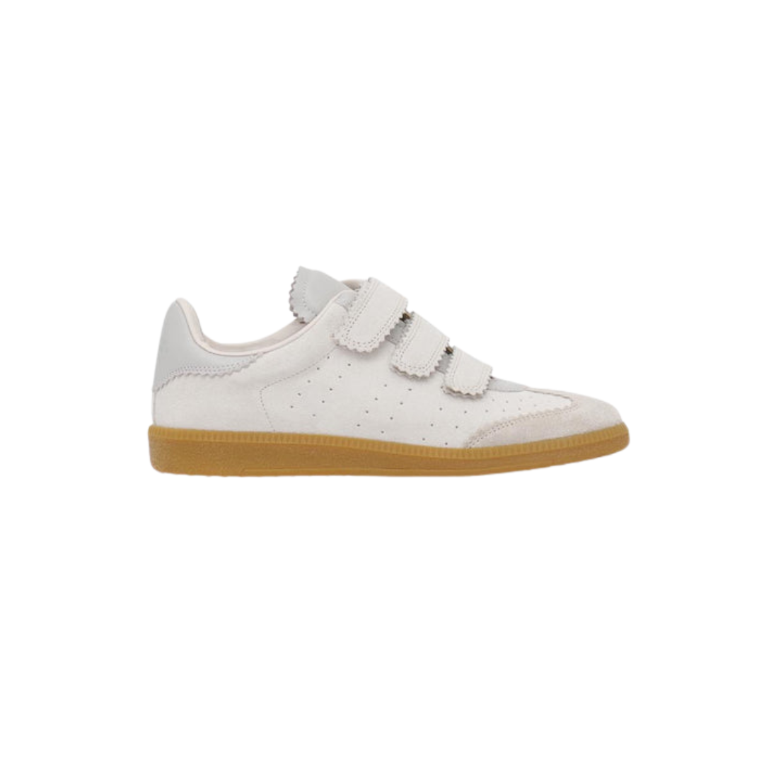 Isabel Marant Beth Sneakers Low-Top Suede Ecru