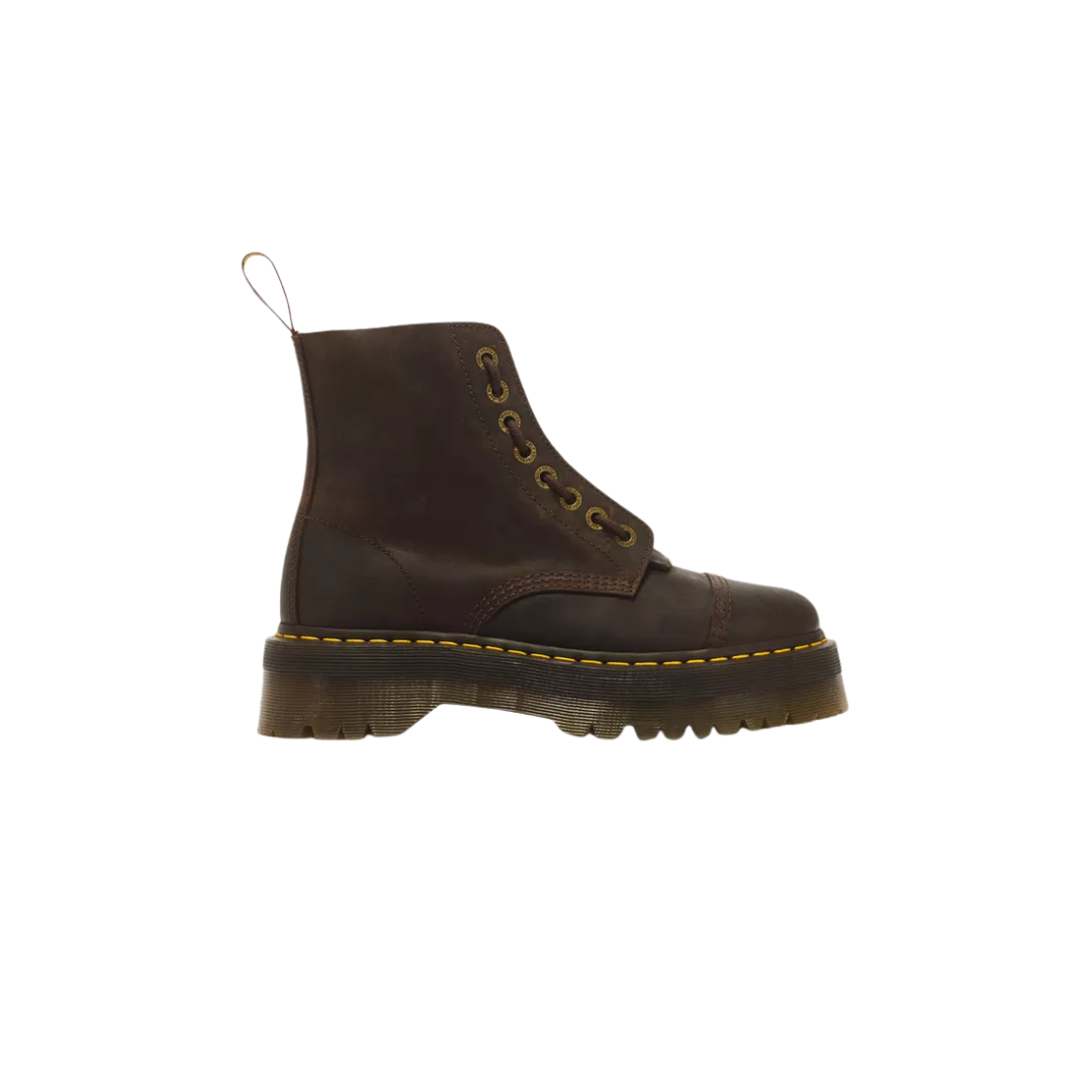 DR. MARTENS Sinclair Crazy Horse Leather Platform Boots