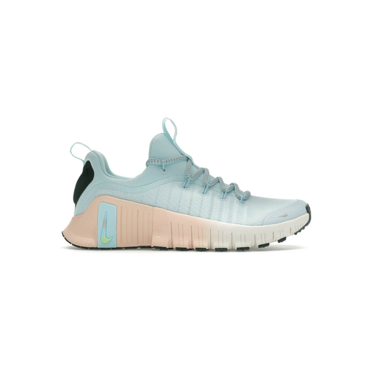 Nike Free Metcon 6 Premium Glacier Blue Washed Coral Vintage Green Metallic Silver