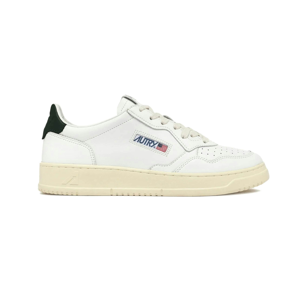 Autry Medalist Leather Low White Mountain