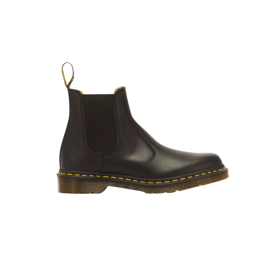 DR.MARTENS 2976 Yellow Stitch Smooth Leather Chelsea Boots