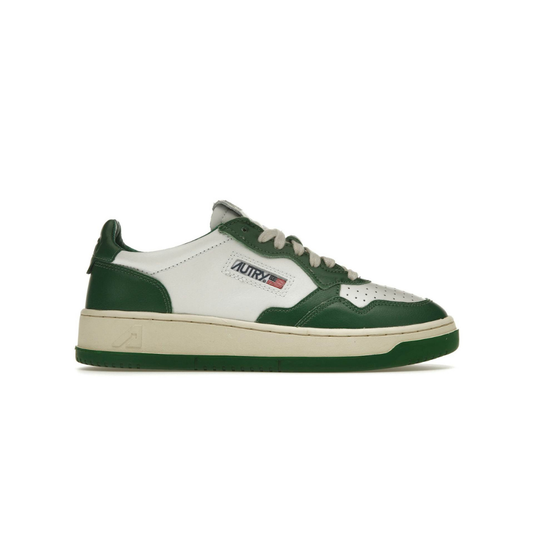 Autry Medalist Leather Low Green White