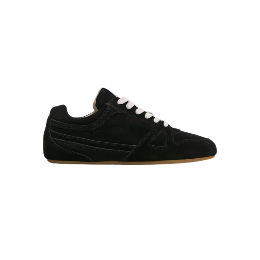 Isabel Marant Senny Low Sneakers Suede Leather Black