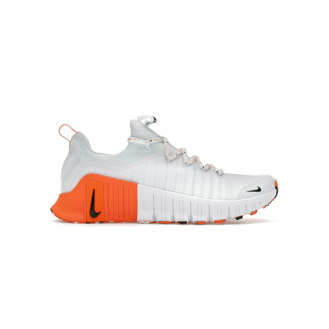 Nike Free Metcon 6 White Safety Orange Black