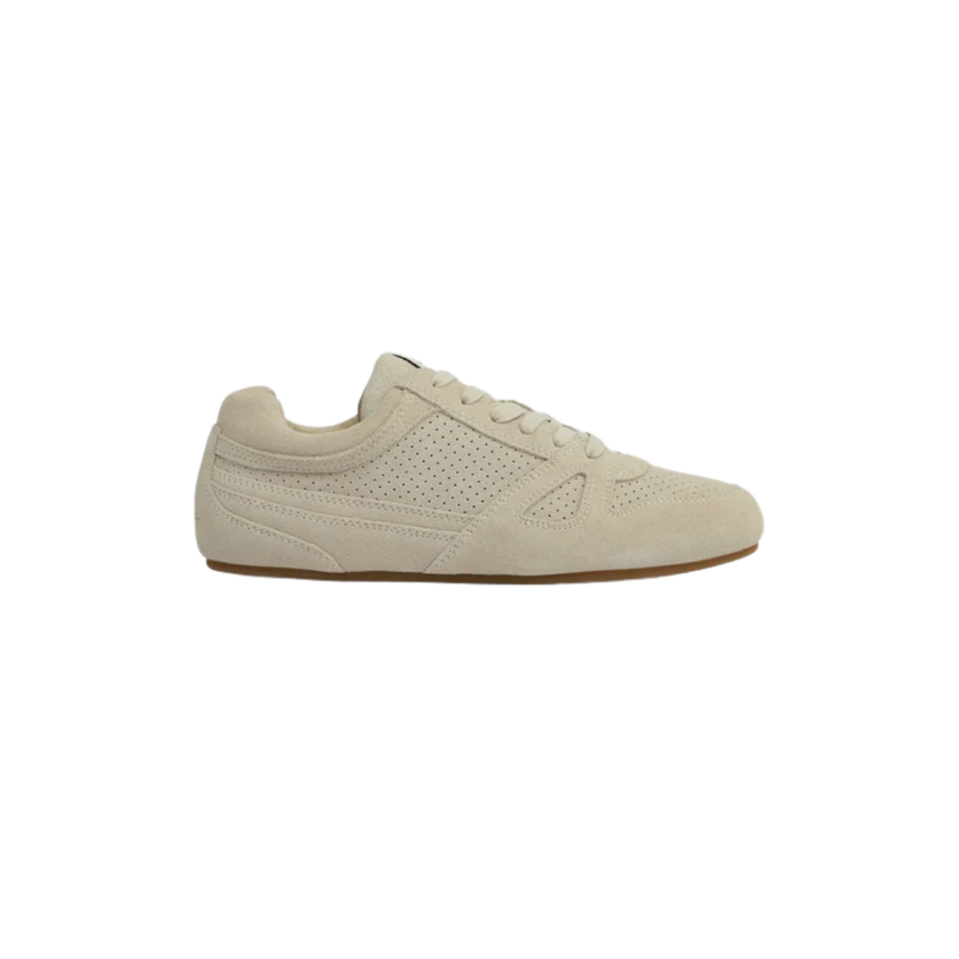 Isabel Marant Sneakers Senny Low Suede Leather Chalk