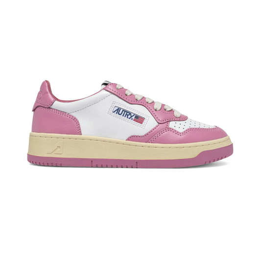 Autry Medalist Leather Low White Polignac