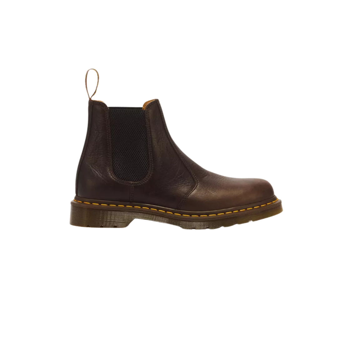 DR.MARTENS 2976 Ambassador Leather Chelsea Boots Dark Brown