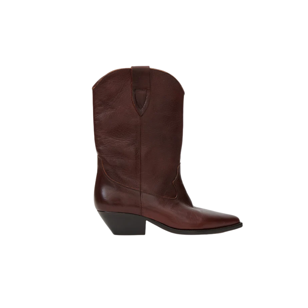 Isabel Marant Duerto Ankle Boots Mahogany