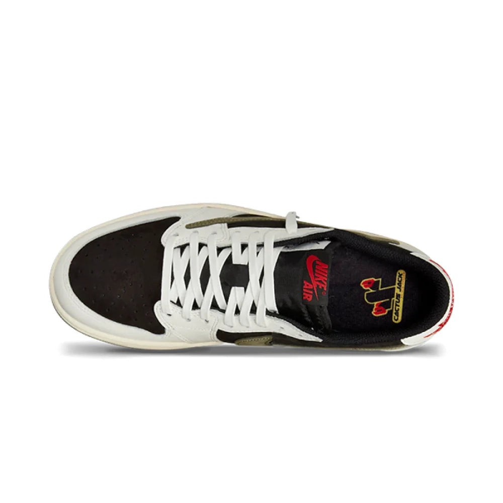 Nike Travis Scott x Air Jordan 1 Low Green Black Sneakers