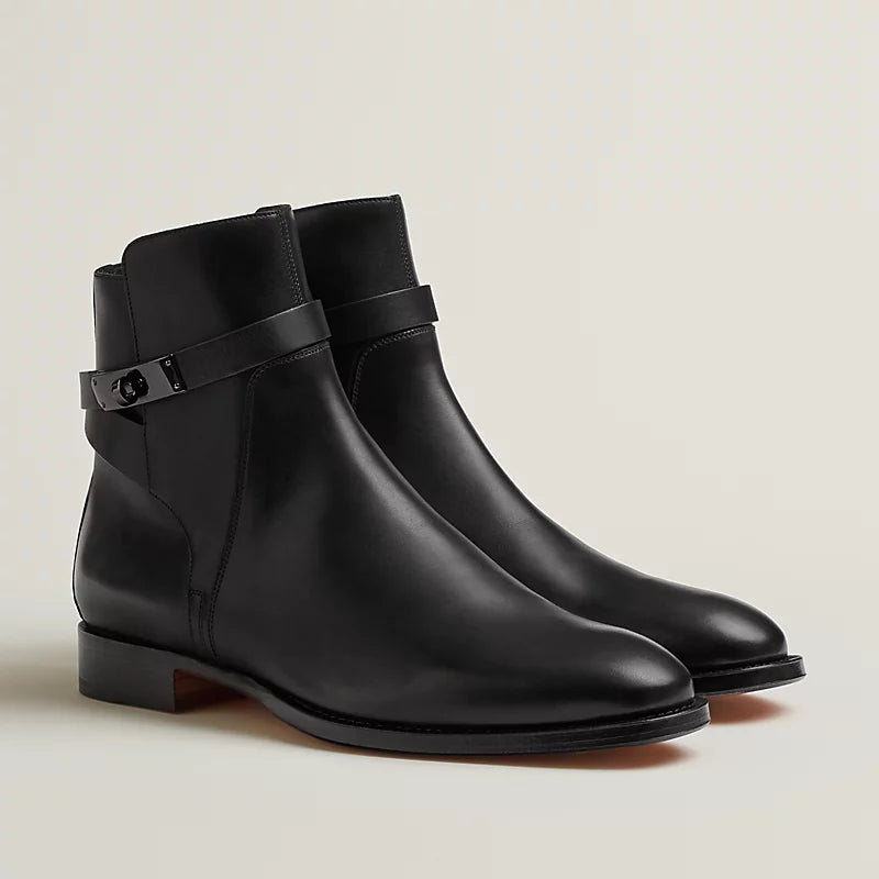 Hermes Fortune Ankle Boot Noir