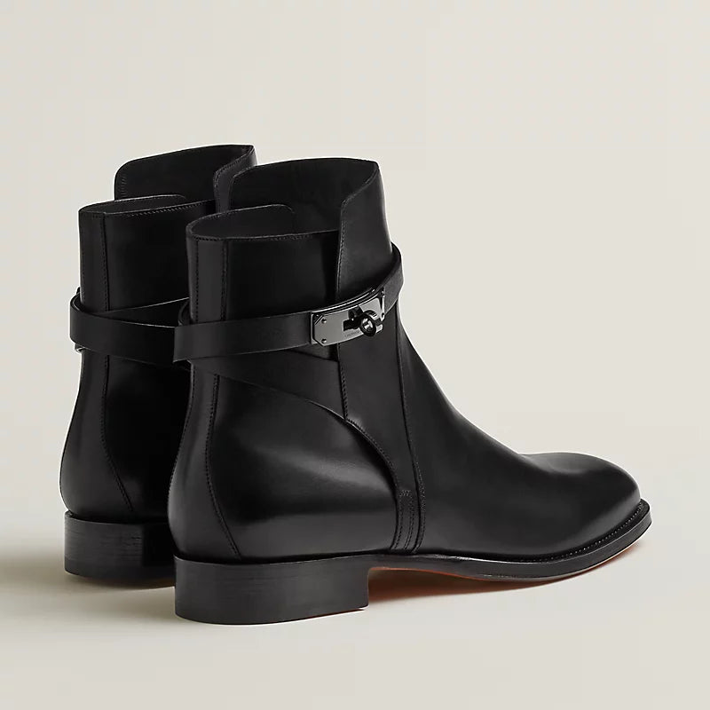 Hermes Fortune Ankle Boot Noir