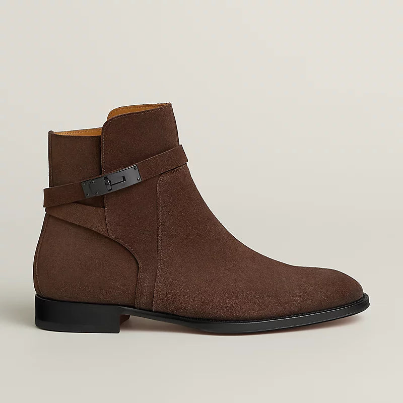 Hermes Fortune Ankle Boot Chocolate