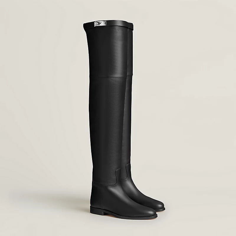 Hermes High Boot Noir