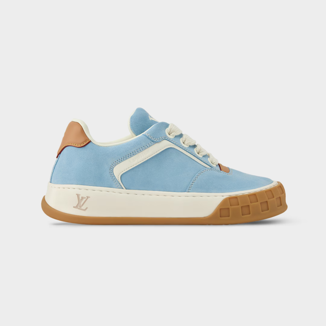 LV Tilted Sneaker Suede Calf Leather Blue