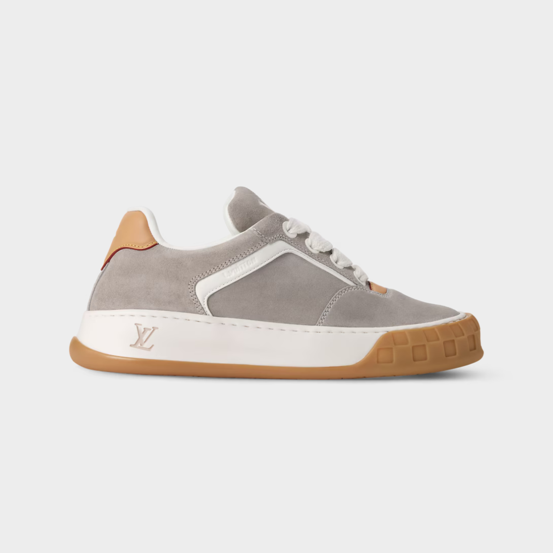LV Tilted Sneaker Suede Calf Leather Gray