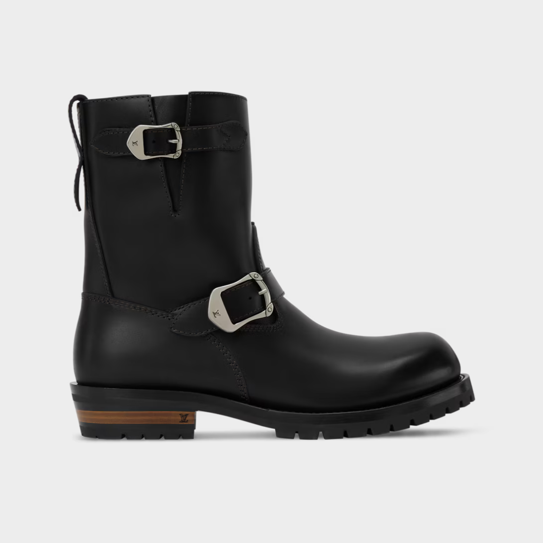LV Sierra Low Boot Plain Calf Leather