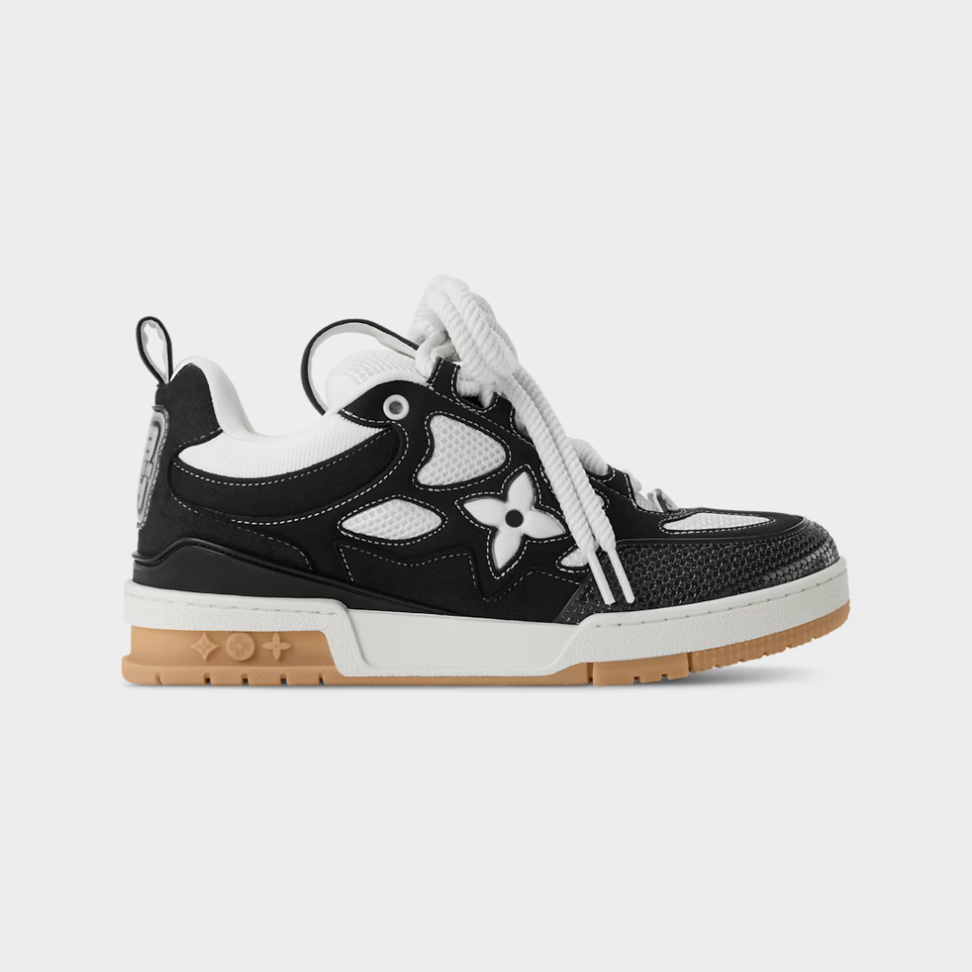 LV Skate Sneaker Mix of Materials Black M2