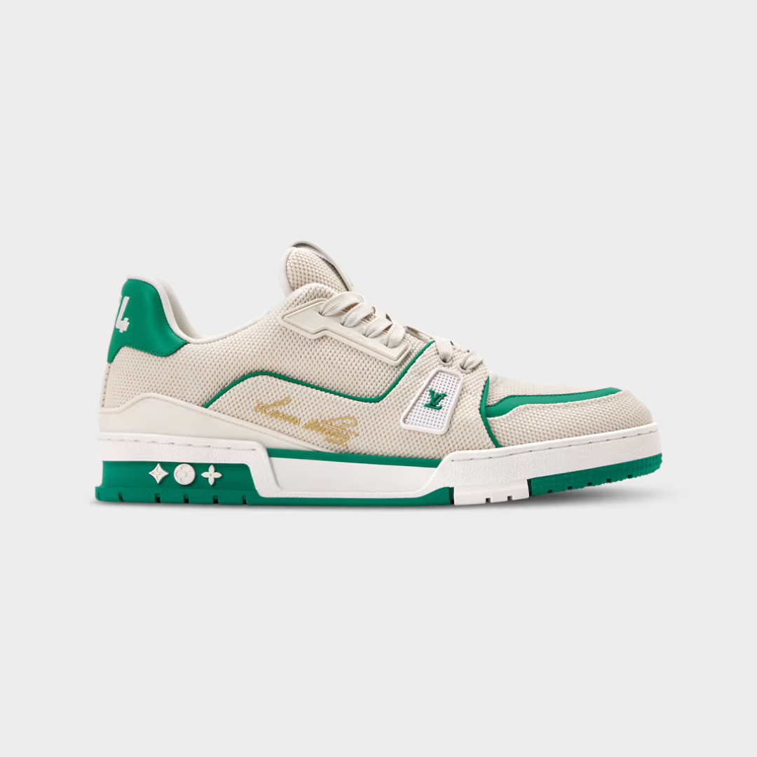 LV Trainer Sneaker Canvas Green