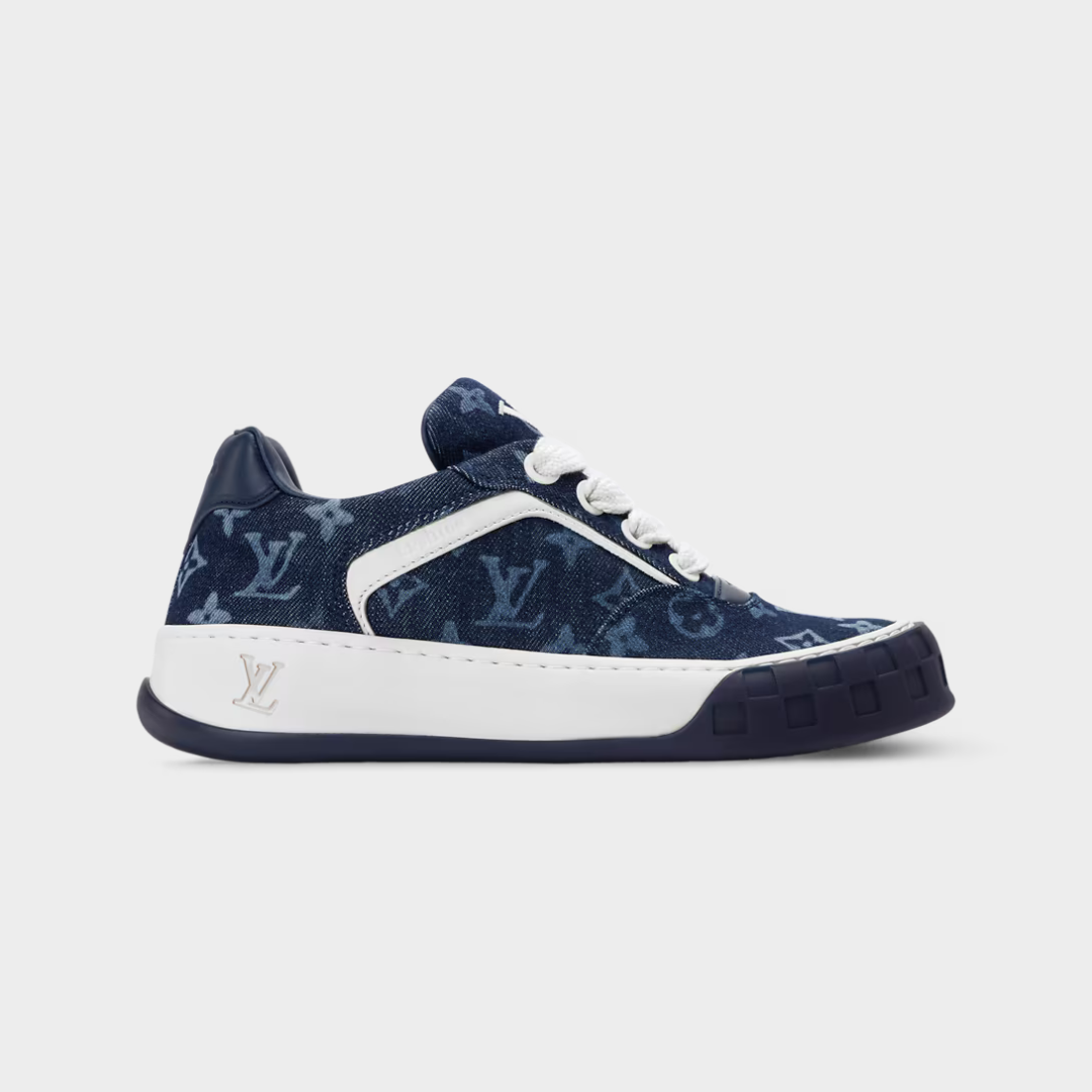 LV Tilted Sneaker Monogram Surplus Denim Indigo Blue