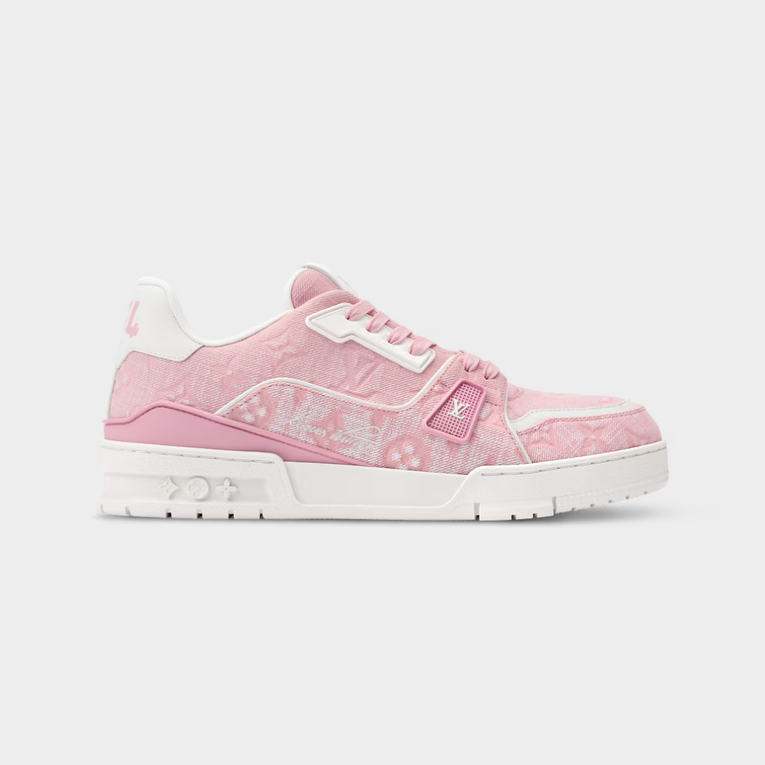LV Trainer Sneaker Canvas Pink
