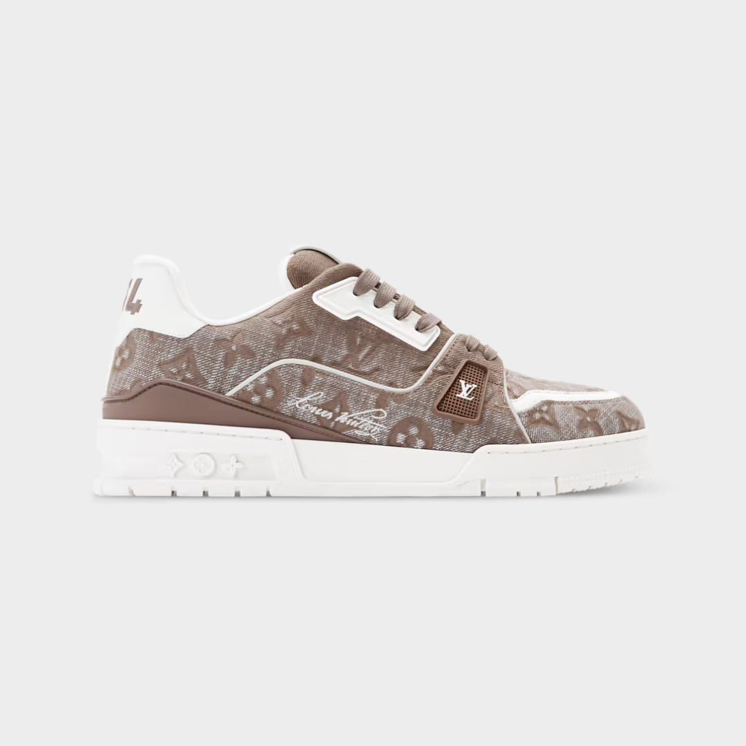 LV Trainer Sneaker Canvas Taupe