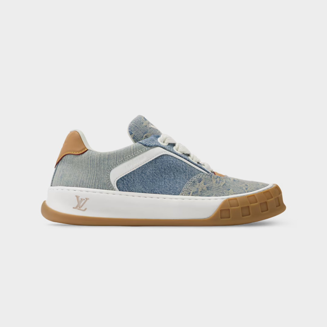 LV Tilted Sneaker Denim Blue