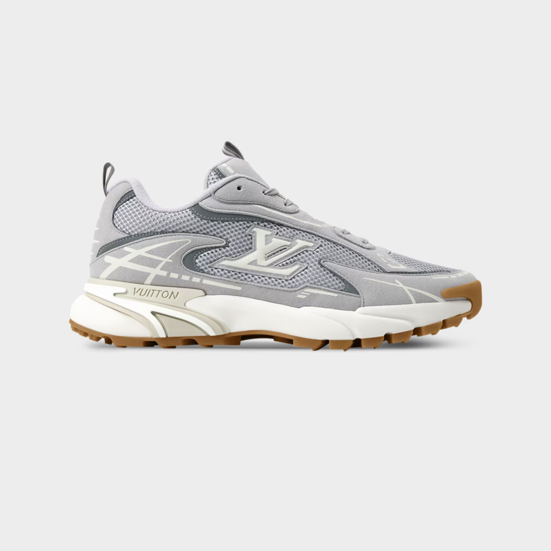 LV Tatic Runner Sneaker Mix Of Technical Materials Gray