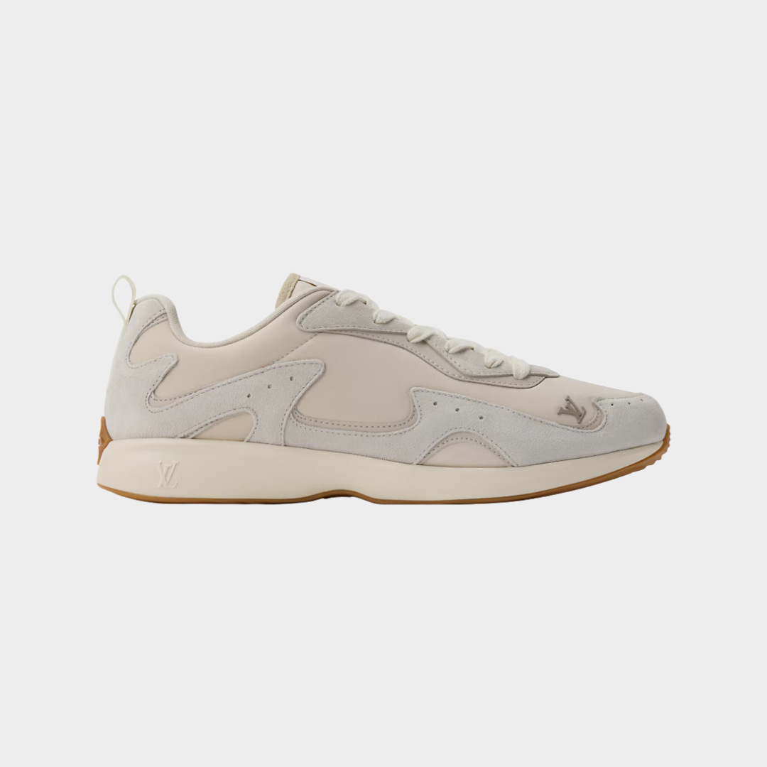 LV Drop 300 Sneaker Nylon/Suede Calf Leather Beige