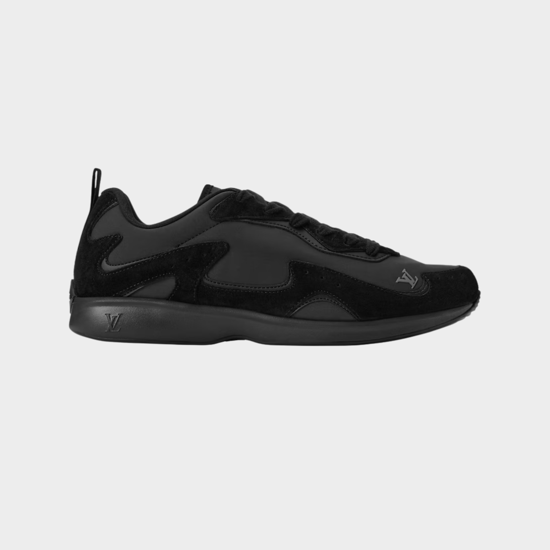 LV Drop 300 Sneaker Nylon/Suede Calf Leather Black