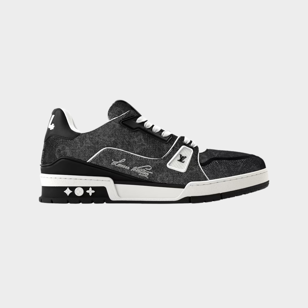 LV Drop 300 Sneaker Monogram Denim Black