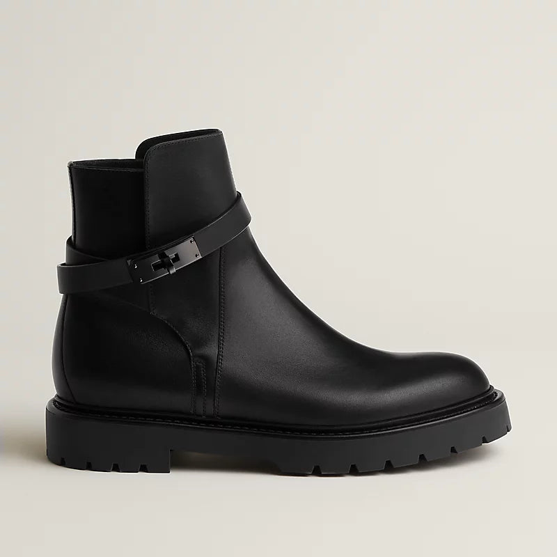 Hermes Jeff Ankle Boot Noir