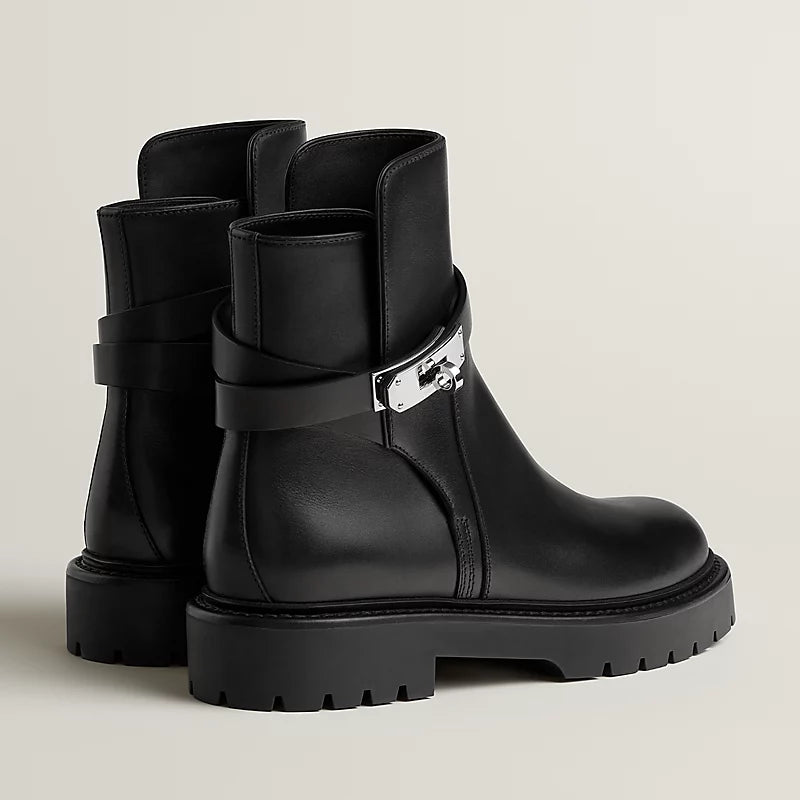 Hermes Jeff Ankle Boot Noir