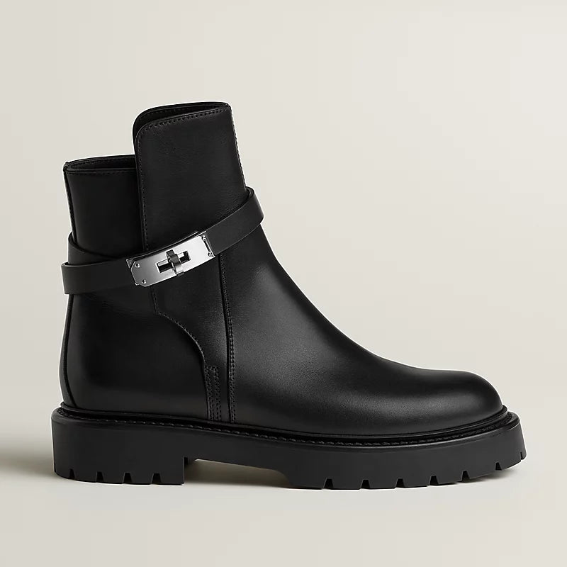 Hermes Jeff Ankle Boot Noir