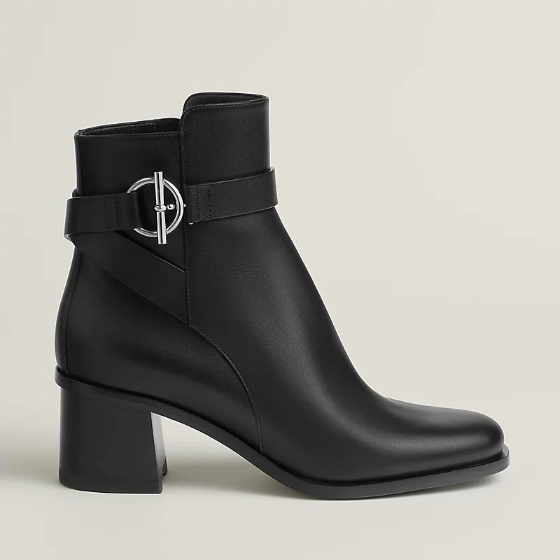 Hermes Jill 60 Ankle Boot Noir